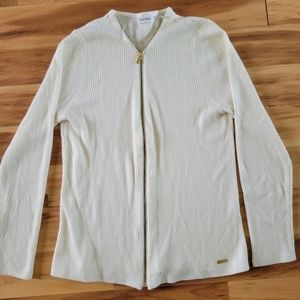 Calvin Klein Zip-Up Cardigan